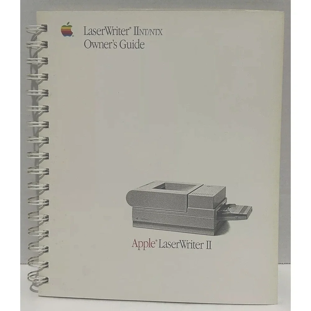 Macintosh‎ LaserWriter IINT/NTX Owner's Guide 1988 Apple Collector Vintage